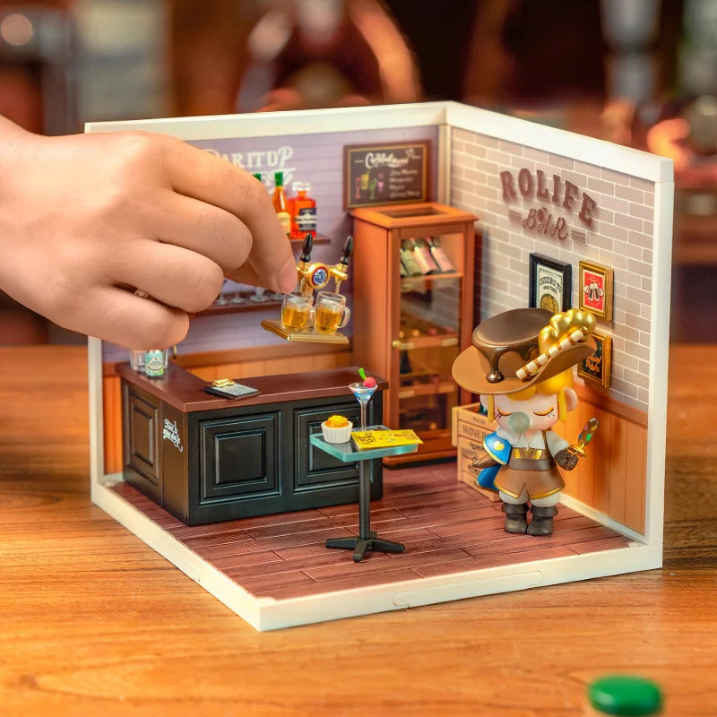 Tiny House Building Kit - Light & Collect DIY Mini Universe Series | MiniCraft