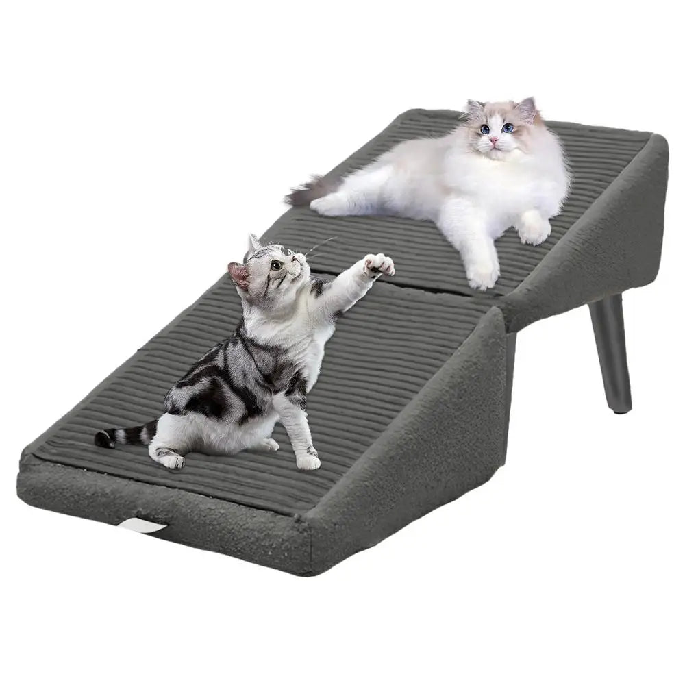 Foldable Pet Ramp & Stairs 2-in-1 - Non-Slip Dog Steps for Couch & Car | SafeClimb