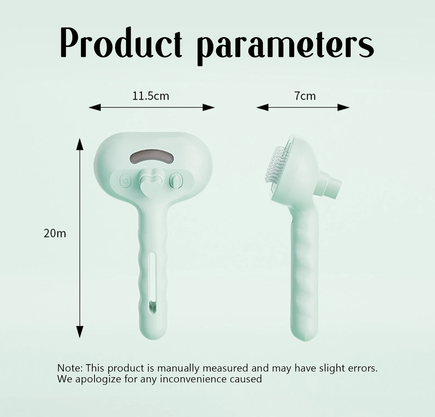 Steam Brush for Dogs & Cats - USB Rechargeable Massage Grooming with Spray Function | FurCare