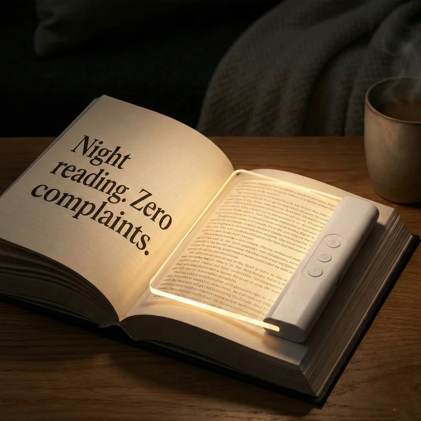 LED Book Light | 2-in-1 Reading Lamp & Night Light | 3 Color Temps | USB Rechargeable | Timer