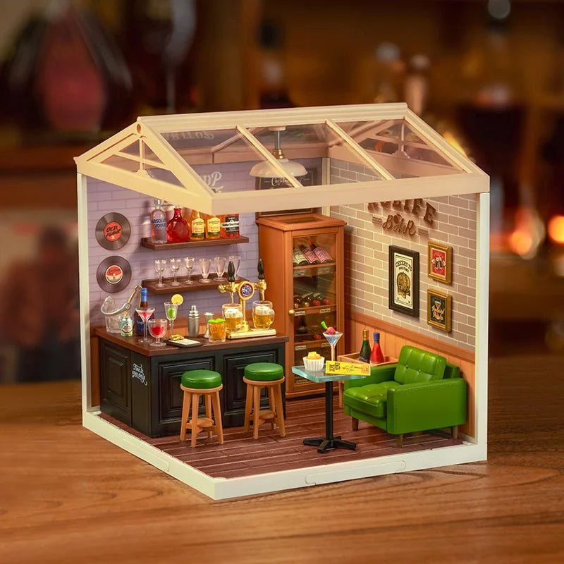 Tiny House Building Kit - Light & Collect DIY Mini Universe Series | MiniCraft