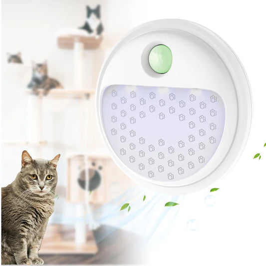 Cat Litter Box Odor Eliminator - Smart Air Purifier 4000mAh Rechargeable Deodorizer | FreshPaws