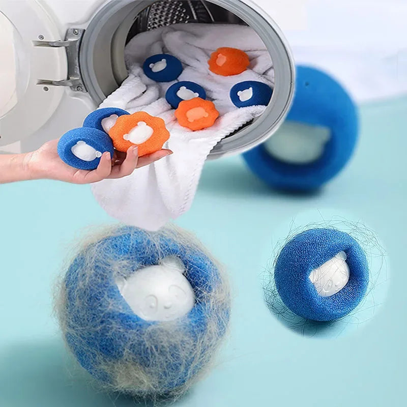 Pet Hair Remover Laundry Balls - Reusable Washing Machine Fur Catcher 10-Pack | FurAway