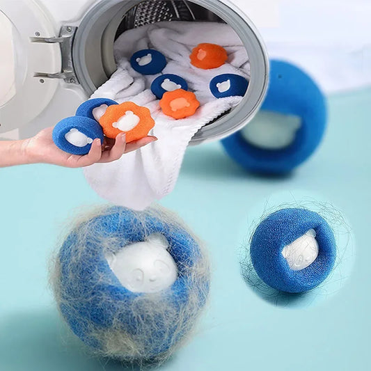 Pet Hair Remover Laundry Balls - Reusable Washing Machine Fur Catcher 10-Pack | FurAway