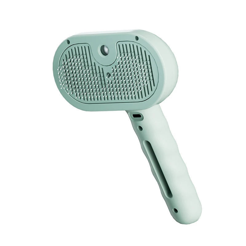 Steam Brush for Dogs & Cats - USB Rechargeable Massage Grooming with Spray Function | FurCare