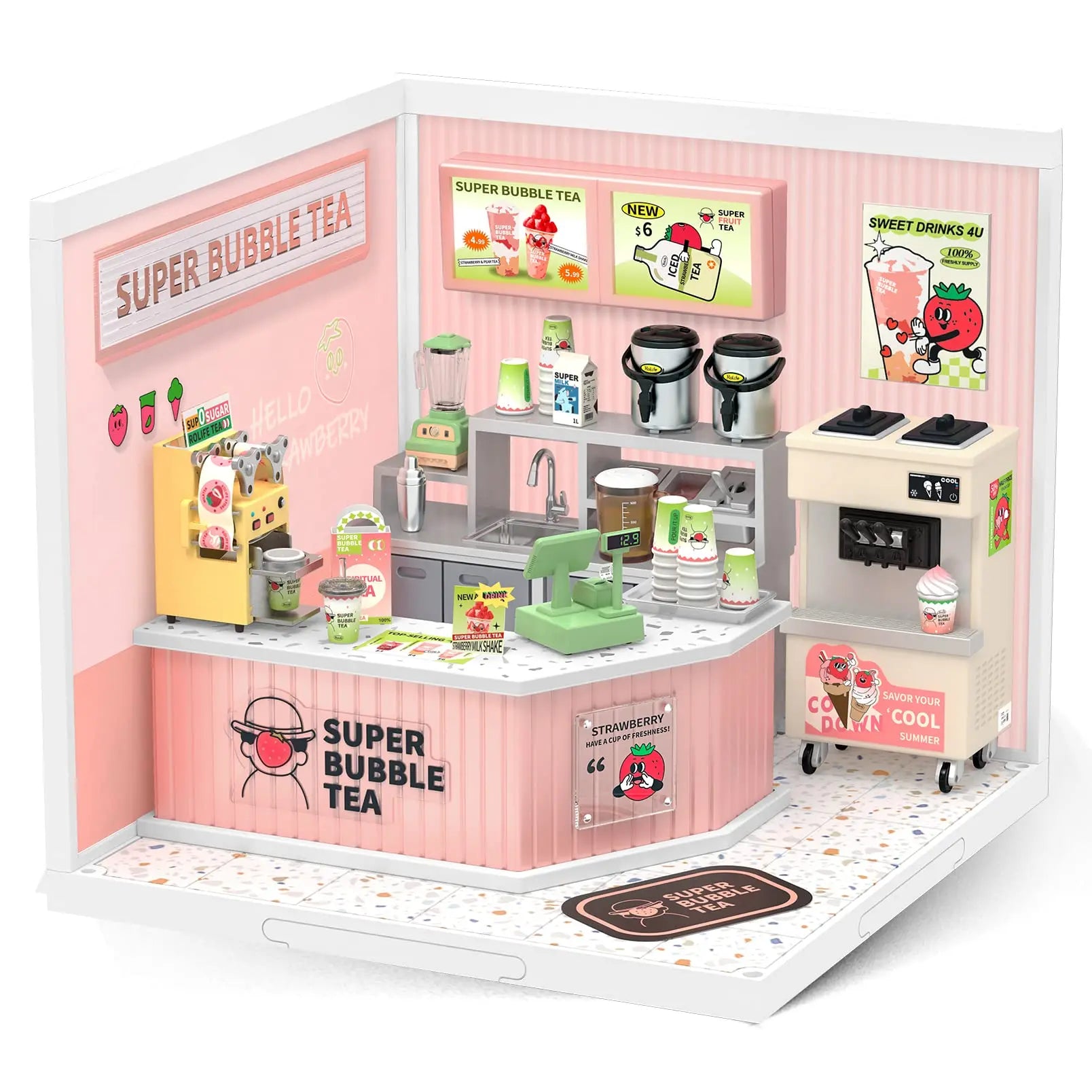 Tiny House Building Kit - Light & Collect DIY Mini Universe Series | MiniCraft