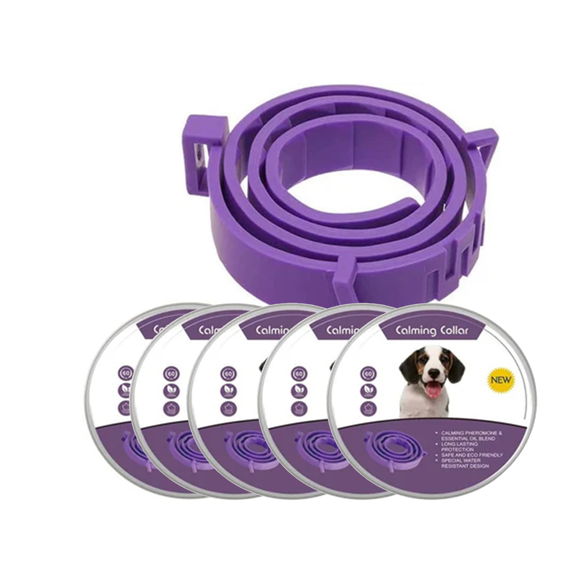 Pet Calming Collar for Dogs & Cats - 60-Day Anxiety Relief with Natural Pheromones | PetZen