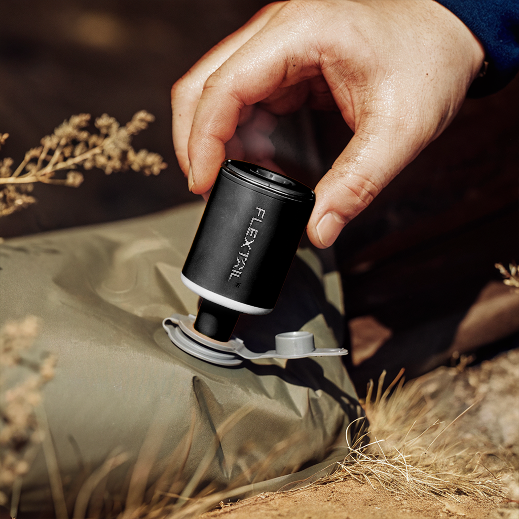 Inflatable Tiny Air Pump 2X - Portable Light & Seal Device | FlexPump