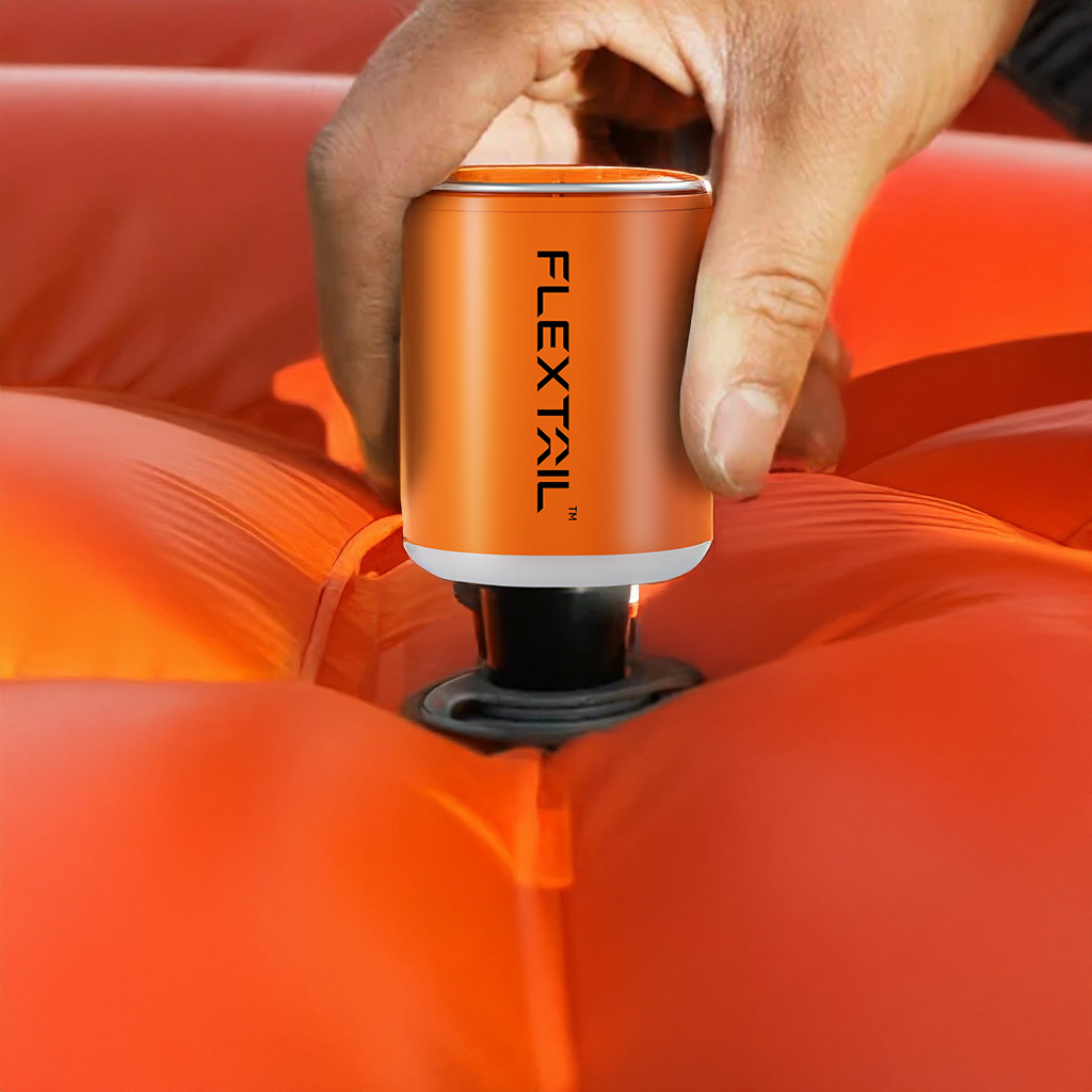Inflatable Tiny Air Pump 2X - Portable Light & Seal Device | FlexPump