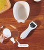 Pet diet scoop showing quick installation