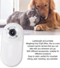 Compact sports camera with a cat and dog in the background