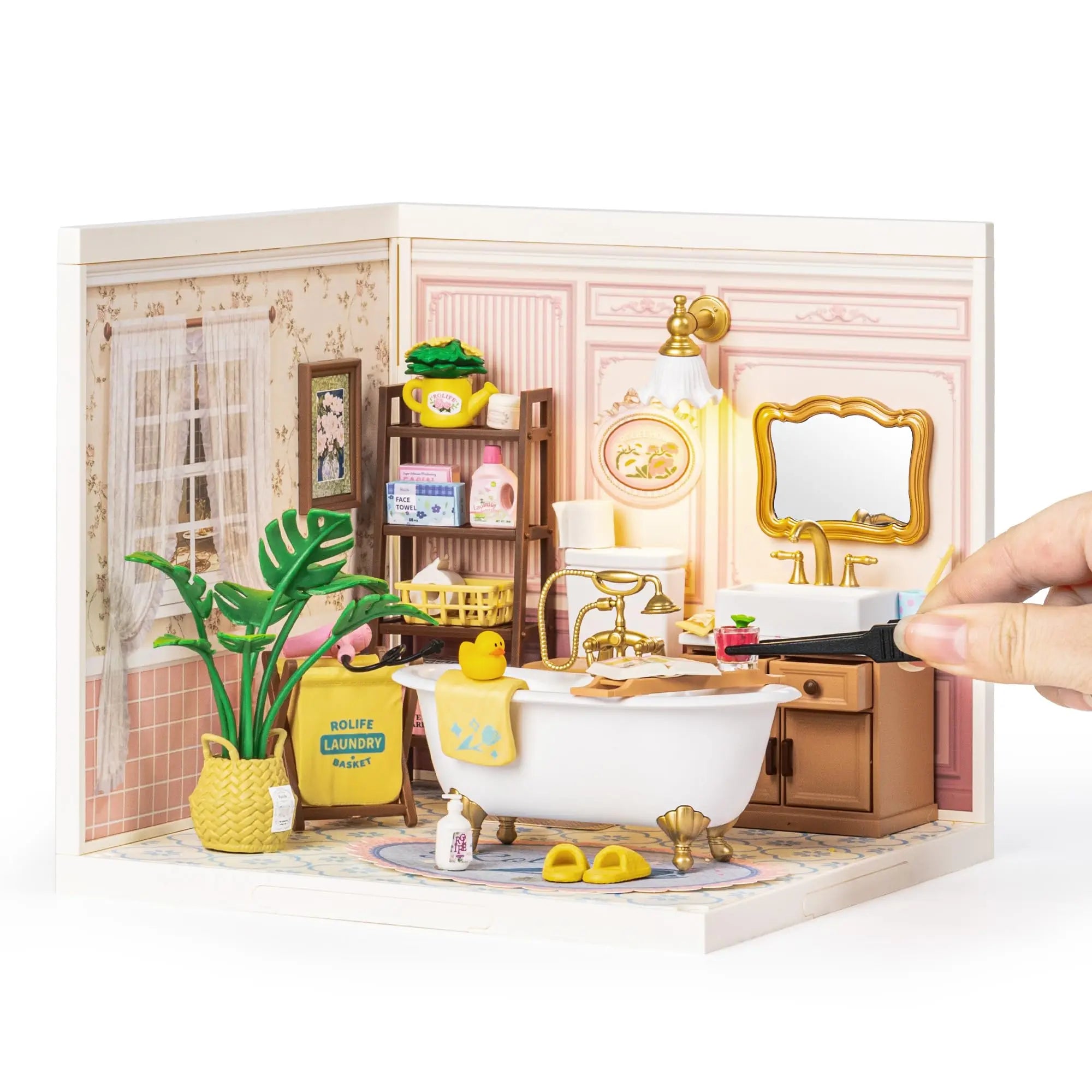 Tiny House Building Kit - Light & Collect DIY Mini Universe Series | MiniCraft