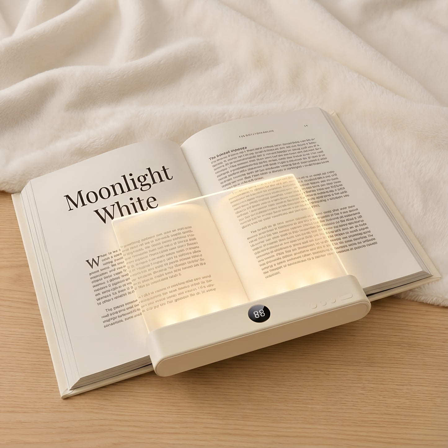 LED Book Light | 2-in-1 Reading Lamp & Night Light | 3 Color Temps | USB Rechargeable | Timer