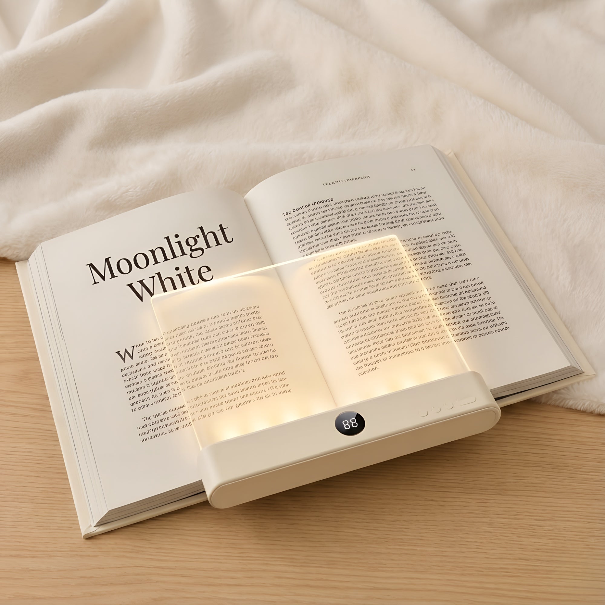 LED Book Light | 2-in-1 Reading Lamp & Night Light | 3 Color Temps | USB Rechargeable | Timer